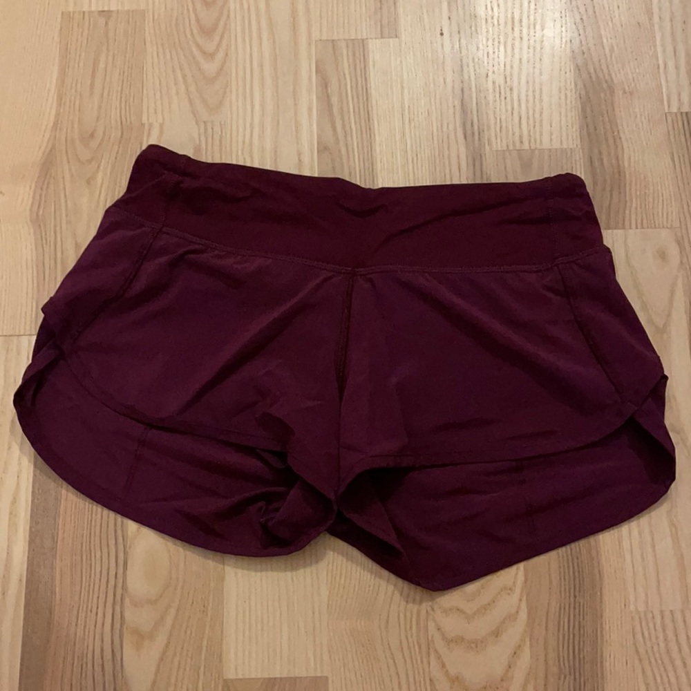 Size 2 Lululemon speed up shorts